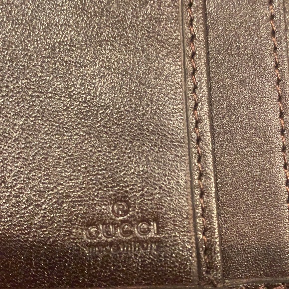 GUCCI Long Guccissima Metal Bar Continental Wallet - Picture 9 of 11